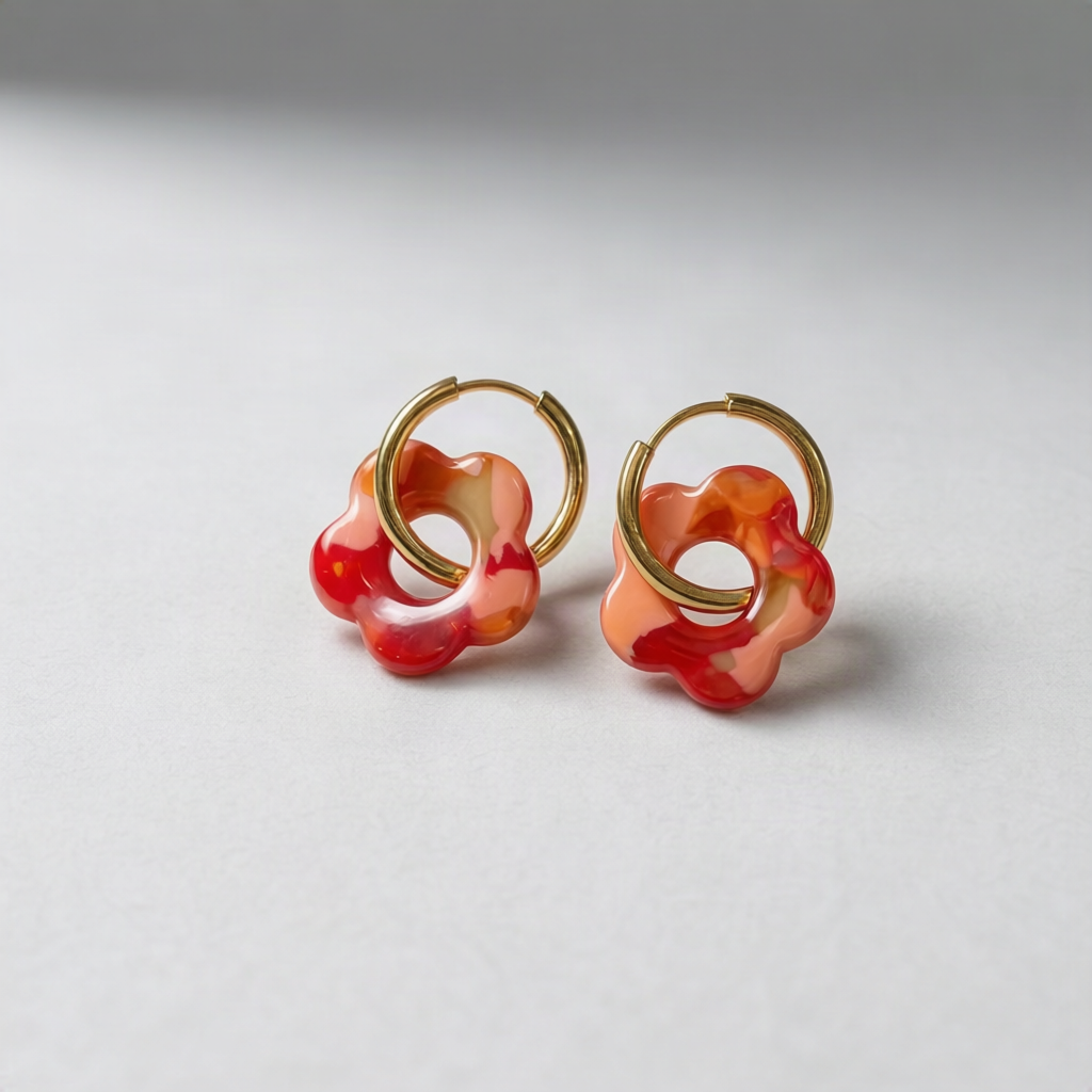 Boucles d'oreilles Caméline